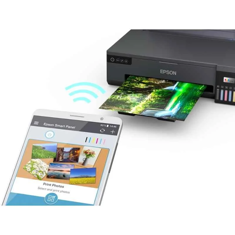 Epson EcoTank L18050 A3+ Single Function 6-Colour Ink Tank Photo & ID Card Printer, Wi-Fi, Borderless & CD/DVD Printing, 22ppm, Black - view 2