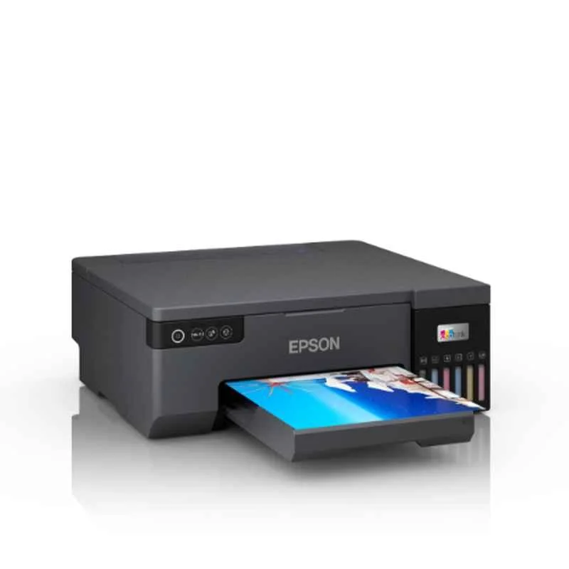 Epson EcoTank L8050 Single Function 6-Colour Ink Tank Photo & ID Card Printer, Wi-Fi, Borderless & CD/DVD Printing, 22ppm, Black - view 5