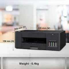 Brother DCP-T220 All-in-One Color Ink Tank Printer, USB, Low Cost Printer for Home Use, 28ppm Mono and 11ppm Color, Black - view 3