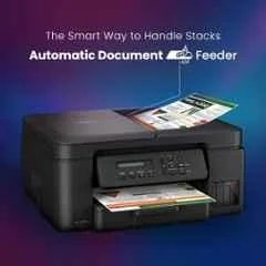 Brother DCP-T730DW All-in-One Colour Ink Tank Printer, Wi-Fi, ADF & Auto Duplex, 27ppm Mono & 23ppm Colour, Black - view 4
