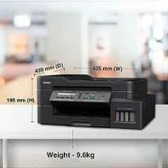 Brother DCP-T820DW All-in-One Color Ink Tank Printer, Wi-Fi, ADF, Duplex & Network, Business use, extra Black Ink, 30ppm Mono and 26ppm Color, Black - view 3