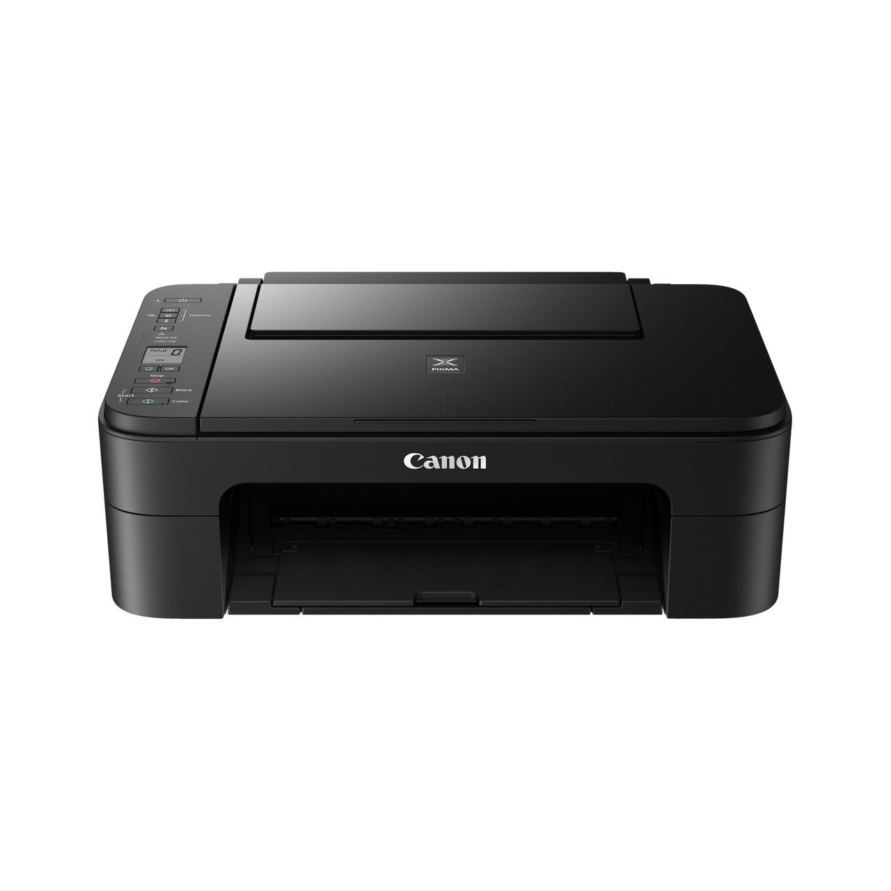 Canon PIXMA E3370 Multi-function WiFi Color Inkjet Printer with Voice Activated Printing Google Assistant and Alexa (Borderless Printing) (Ink Cartridge)