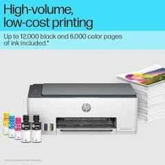 HP Smart Tank 580 Wi-Fi All-in-One Colour Ink Tank Printer, 2-Year Warranty & 1 Extra Black Ink Bottle - view 5