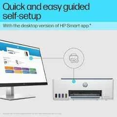 HP Smart Tank 525 All-in-One Color Ink Tank Printer, USB, For Home & Office Use, 12ppm Mono and 5ppm Color, Light Blue (Pack of 5) - view 3