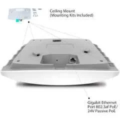 TP-Link AC1350 Wireless MU-MIMO Gigabit Ceiling Mount Access Point, EAP225 - view 3