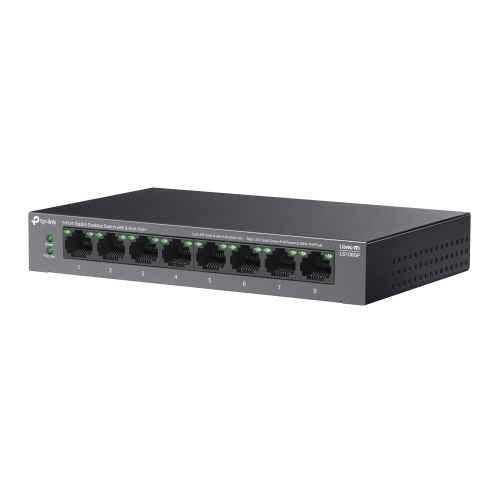 TP-Link 8-Port Gigabit Desktop Switch with 8-Port PoE+, LS108GP - view 2
