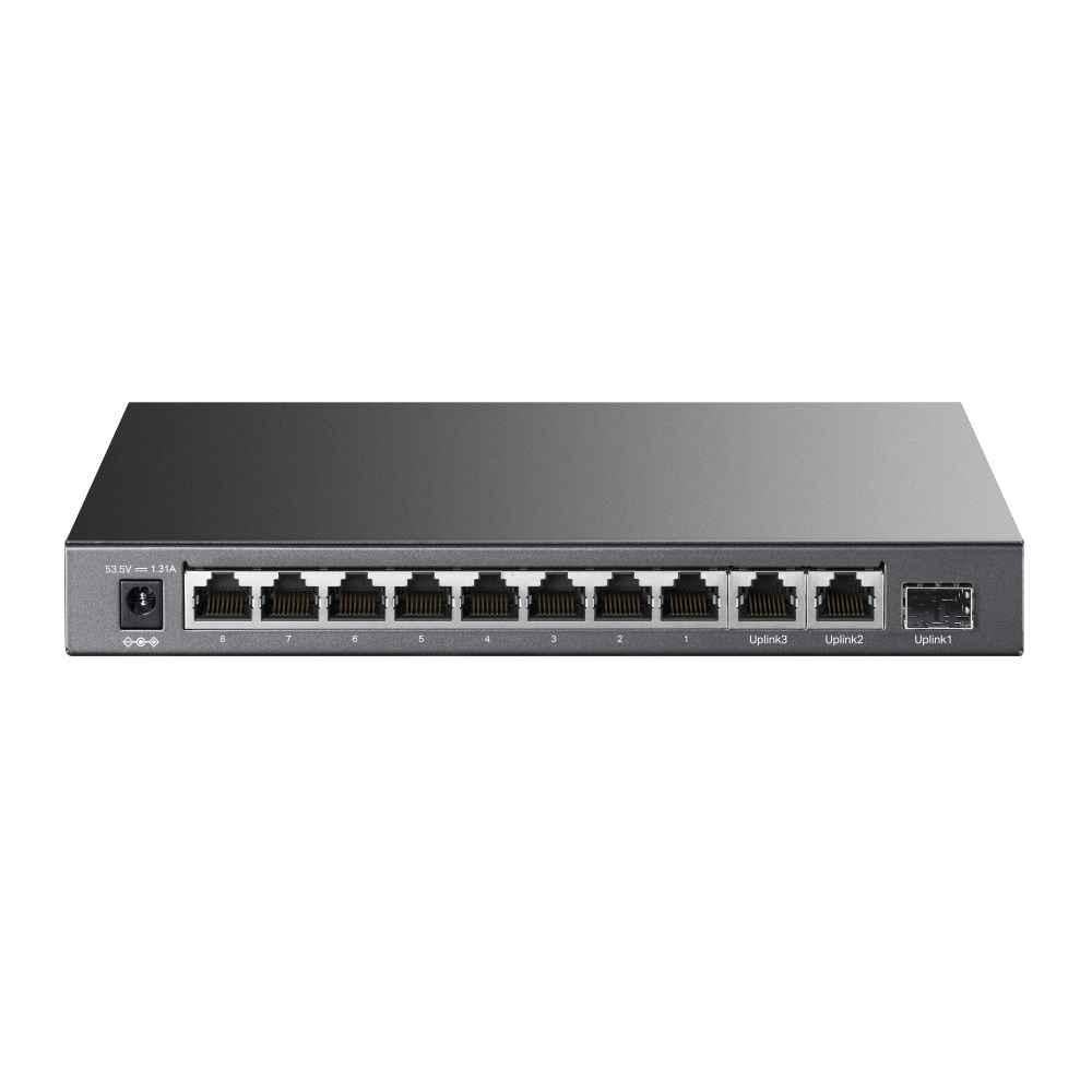 TP-Link 8 Port 10/100Mbps+3 Port Gigabit Desktop PoE+ Switch, TL-SL1311P - view 2