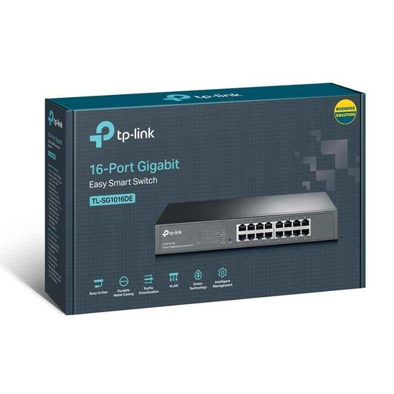 TP-Link 16 Port Gigabit Easy Smart Switch, TL-SG1016DE - view 1