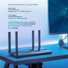 TP-Link AX3000 3000Mbps Next-Gen Gigabit Dual Band Smart Wireless Wi-Fi 6 Router, Archer AX53 - view 2
