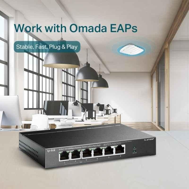 TP-Link TL-SF1006P 6 Ports Desktop Switch - view 1