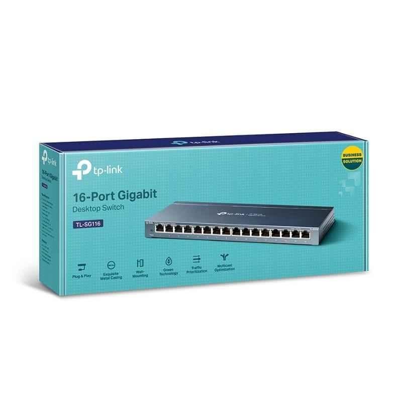 TP-Link 16 Port Gigabit Desktop Switch, TL-SG116 - view 1
