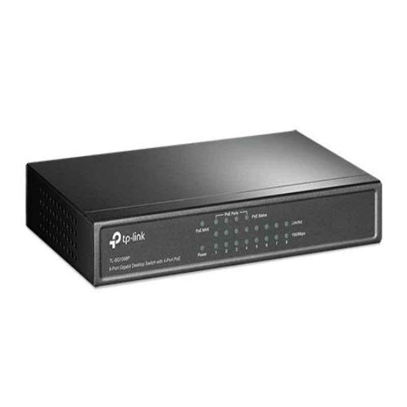 TP-Link 8 Ports Gigabit Desktop Switch with 4 Ports POE, TL-SG1008P - view 3