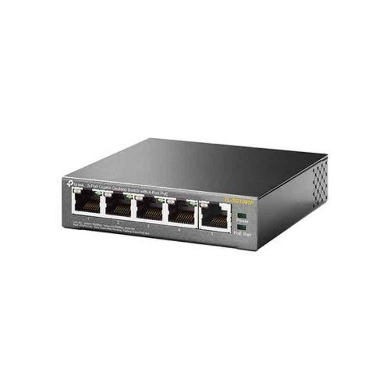 TP-Link 5 Ports Gigabit Desktop Switch with 4 Ports POE, TL-SG1005P - view 2