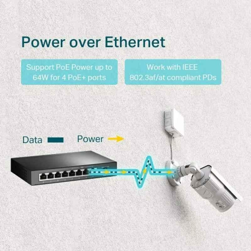 TP-Link TL-SG1008P 8-Port Gigabit Desktop Switch - view 2