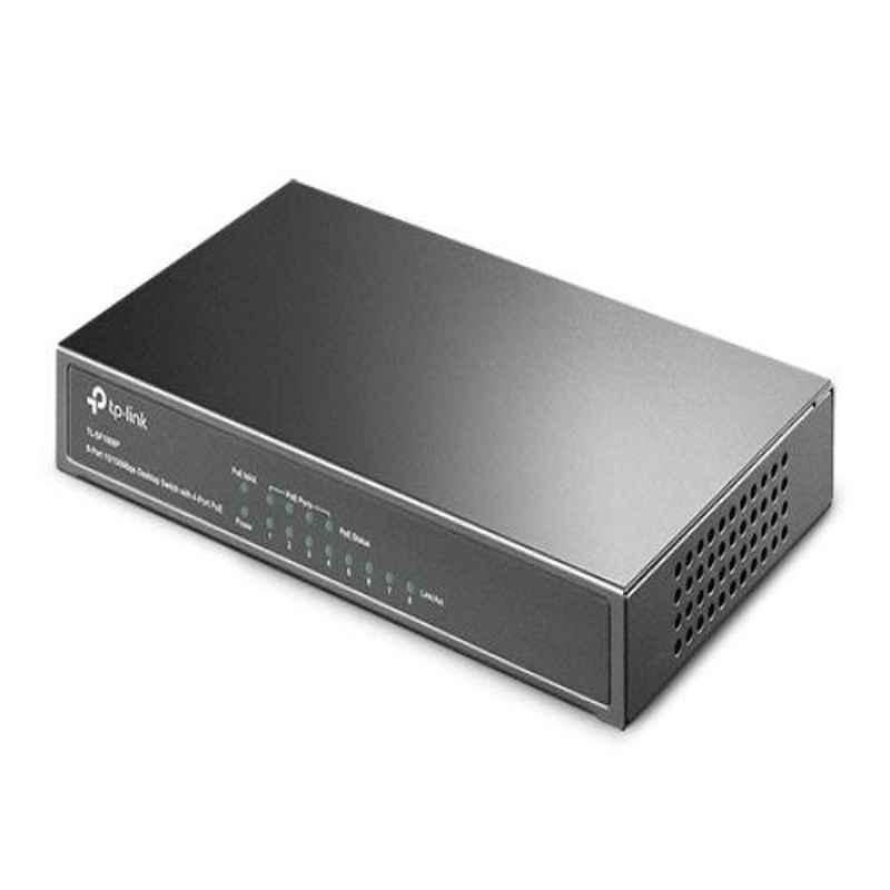 TP-Link 8 Ports 10/100Mbps Desktop Switch with 4 Ports POE, TL-SF1008P V4 - view 2