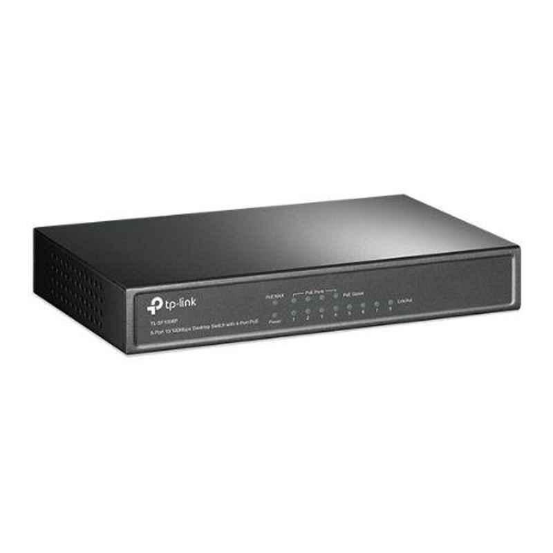 TP-Link 8 Ports 10/100Mbps Desktop Switch with 4 Ports POE, TL-SF1008P V4 - view 3
