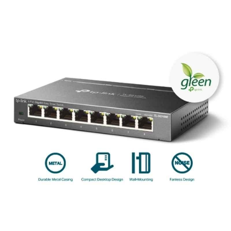 TP-Link TL-SG108E 8-Port Gigabit Unmanaged Pro Switch - view 2