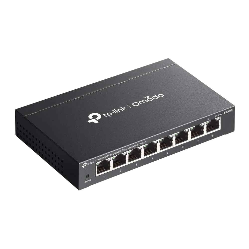 TP-Link Omada 8 Port Gigabit Network Switch, ES208G - view 2