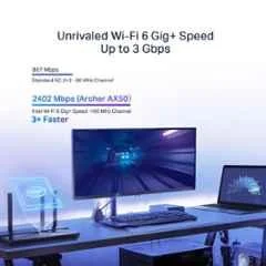 TP-Link Archer AX50 AX3000 2402Mbps Dual Band Gigabit Wi-Fi 6 Router - view 2
