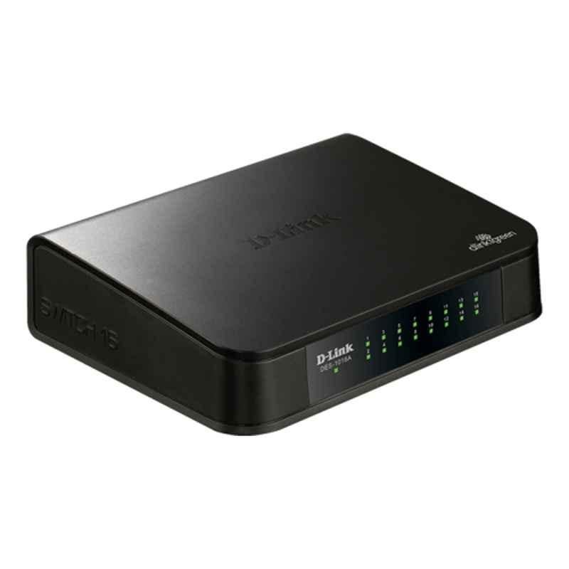 D-Link 16-Ports 10/100 Desktop Switch, DES-1016A - view 2
