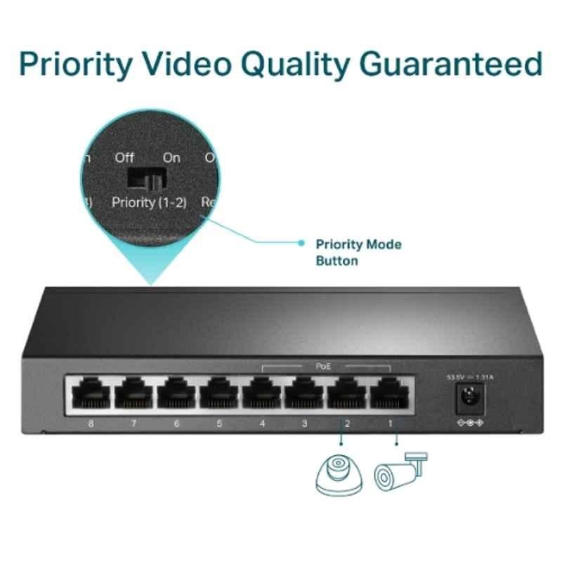 TP-Link TL-SF1008P 8-Port 10/100Mbps Desktop Switch - view 1