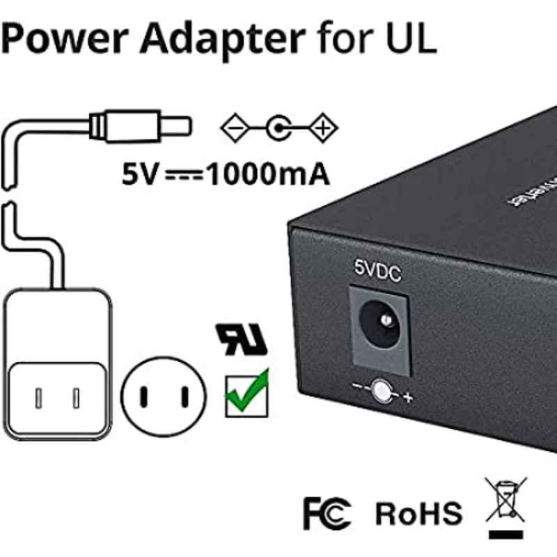 Hanutech 10/100/1000Mbps without SFP Media Converter - view 1