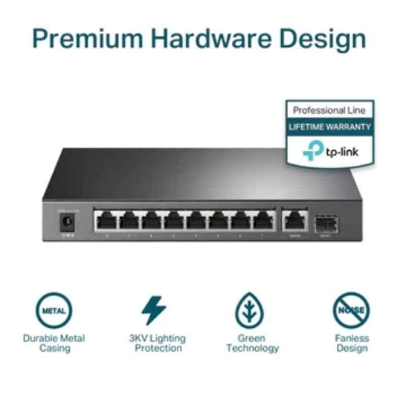 TP-Link TL-SG1210P 10-Port Gigabit Desktop Switch - view 1