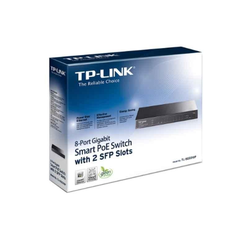 TP-Link 8 Port Gigabit Smart PoE Switch with 2 Combo SFP Slots, TL-SG2210P - view 1