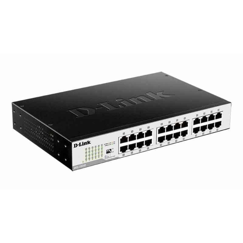 D-Link 24 Port Gigabit Unmanaged Desktop Switch, DGS-1024D - view 3