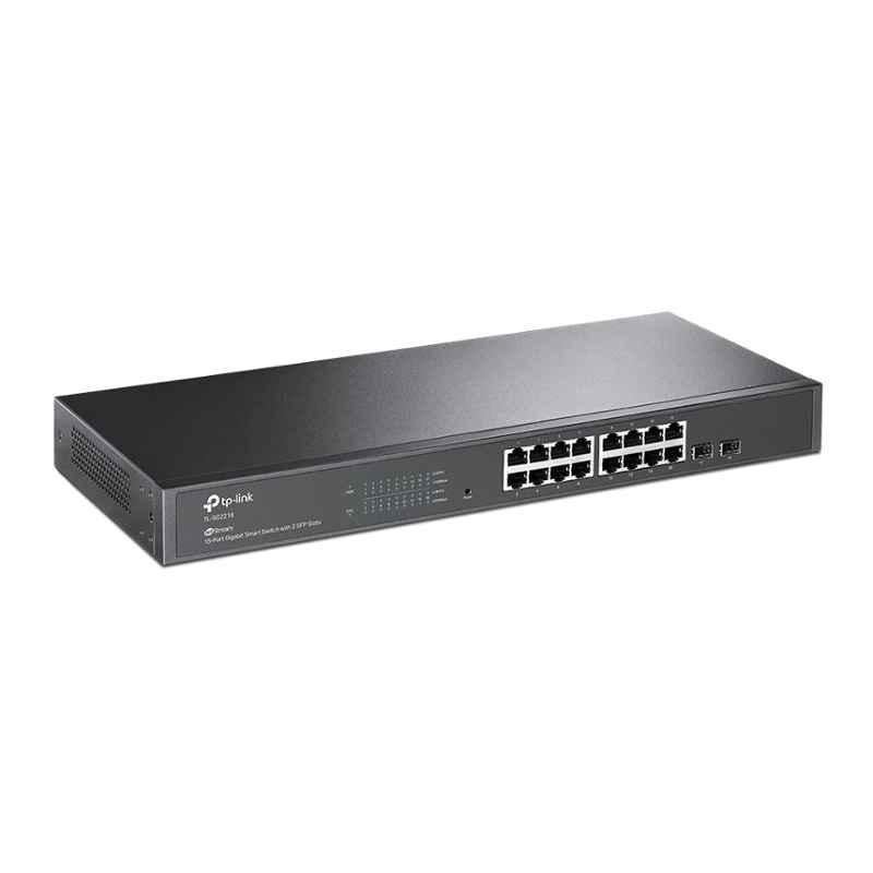 TP-Link JetStream 16-Port Gigabit Smart Switch with 2 SFP Slots, TL-SG2218 - view 2