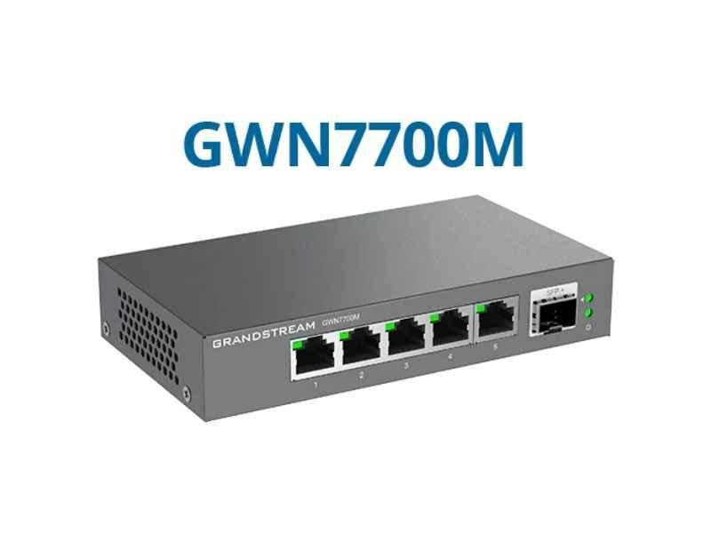 Grandstream 5x 2.5 GigE & 1x SFP+ Unmanaged Multi-Gigabit Switch, GWN7700M - view 1