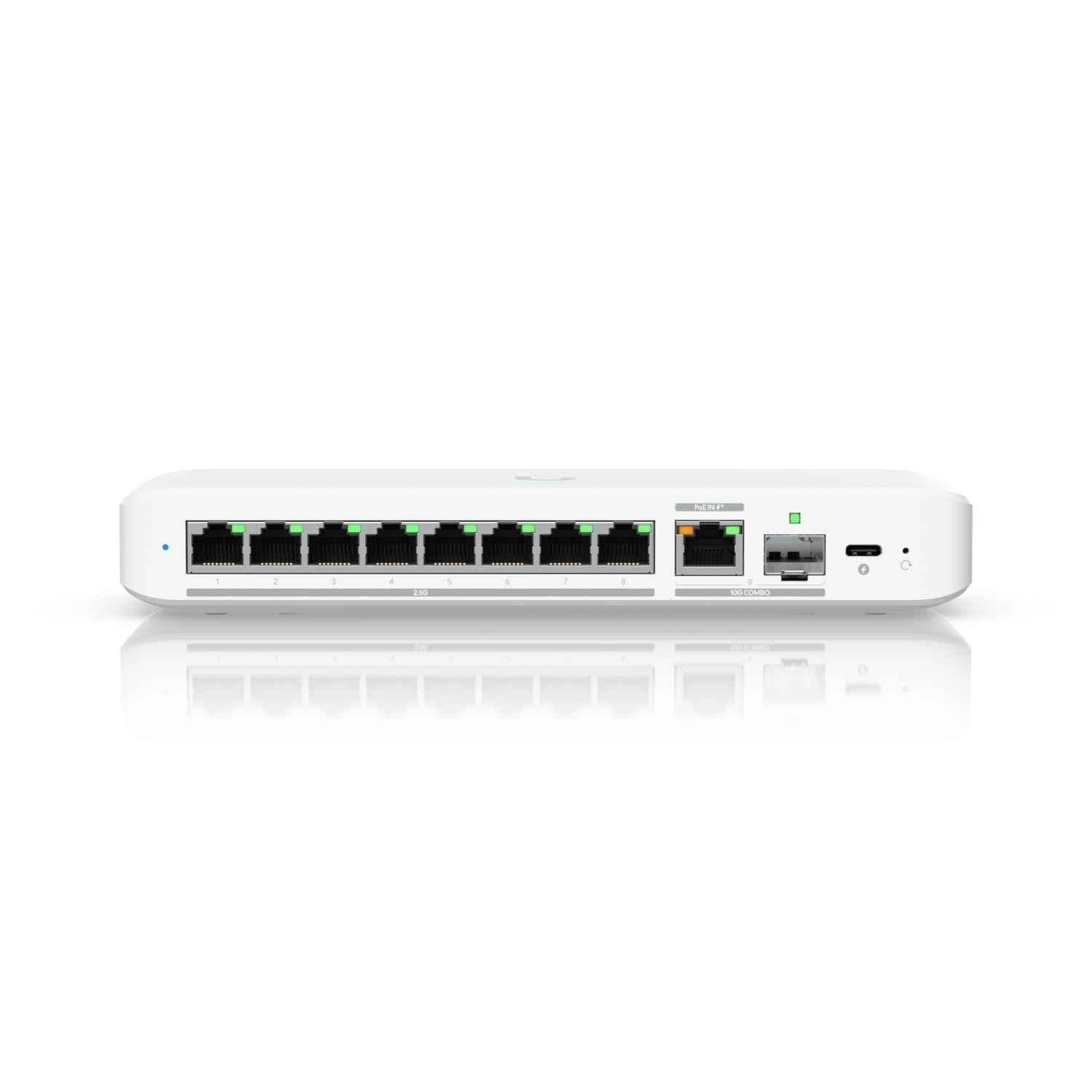 Ubiquiti 10 Ports 2.5 Gbps PoE Manageable Network Switch, USW-FLEX-2.5G - view 4