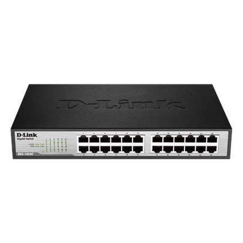 D-Link 24 Ports 100/1000 Mbps Unmanaged Network Switch - view 3