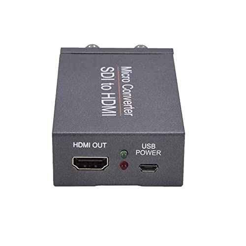 Mak World 2.97Gbps Grey SDI to HDMI Mini Converter with Loop Out, Stereo Audio De-Embedder & 1080p UHD Support - view 1