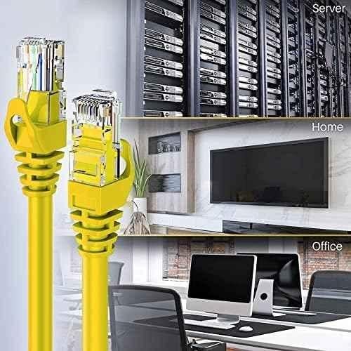 Mak World 2m Yellow RJ45 Cat 6 Patch Ethernet Lan Cable - view 2