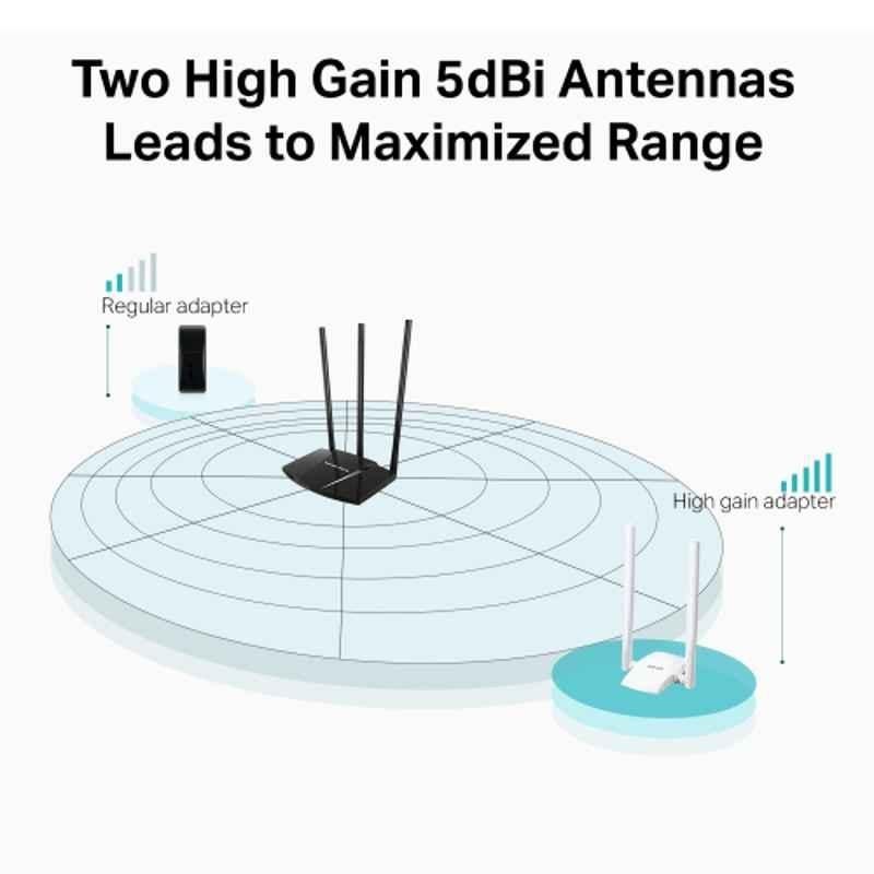 Mercusys MW300UH 300Mbps High Gain Wireless USB Adapter - view 2