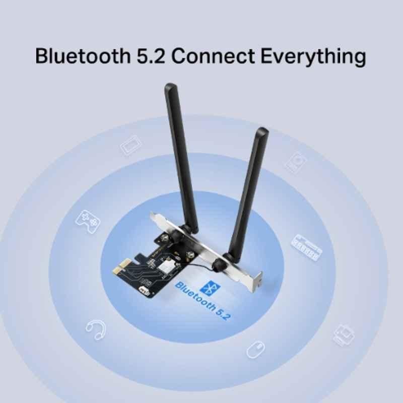 Mercusys AXE5400 2402Mbps WiFi 6E Bluetooth 5.2 PCIe Adapter, MA86XE - view 3