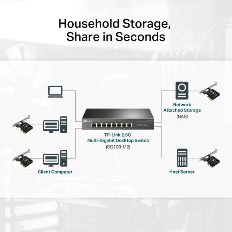 TP Link 2.5 Gigabit PCIe Network Adapter, TX201 - view 1