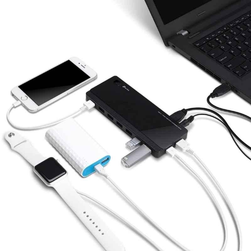 TP-Link 7-Port USB 3.0 Data Hub with 2-Port Smart Charger, UH720 - view 2