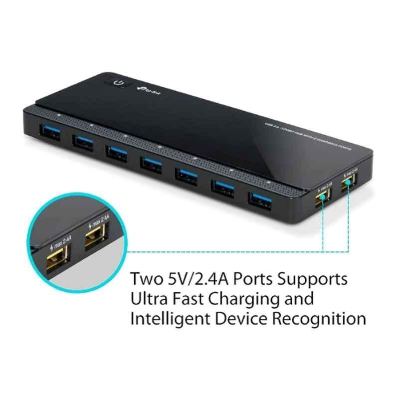 TP-Link 7-Port USB 3.0 Data Hub with 2-Port Smart Charger, UH720 - view 4