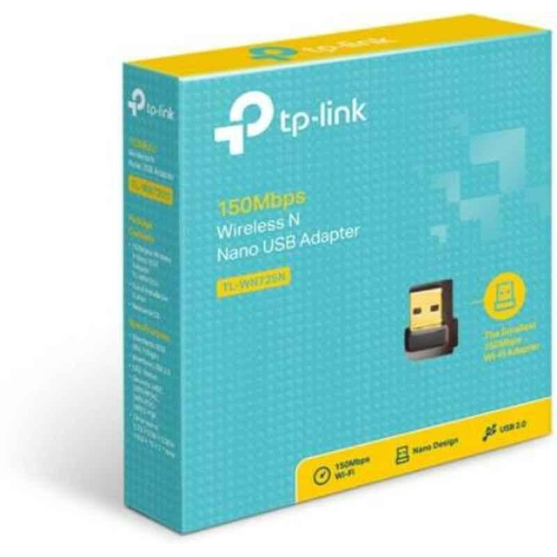 TP-Link 150Mbps Black Wireless Nano USB Wi-Fi Adapter, TL-WN725N - view 2