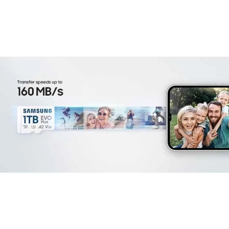 Samsung Evo Plus 64GB MicrSDXC Memory Card with Adapter, MB-MC64SA/IN - view 1