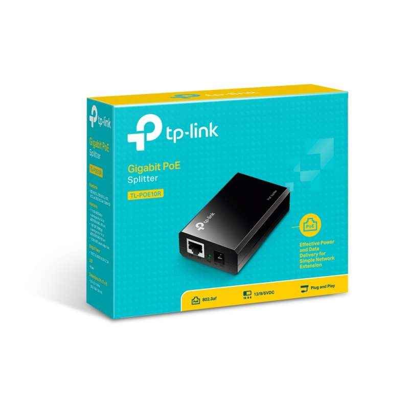 TP-Link TL-POE10R Gigabit PoE Splitter Adapter - view 1