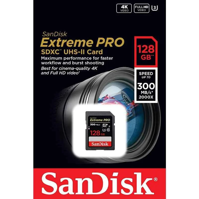 Sandisk 32GB Black SDHC Memory Card, SDSDXPK-032G-GN4IN