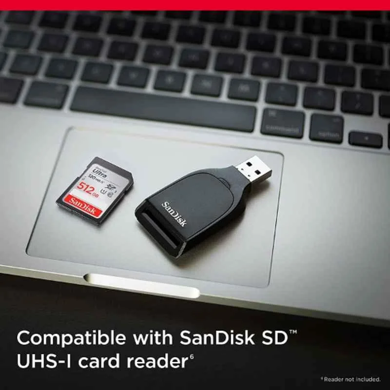 SanDisk Ultra 128GB Metallic Silver SDXC UHS-I Camera Card, SDSDUN4-128G-GN6IN - view 1
