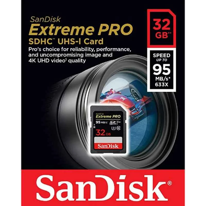 Sandisk 32GB SDHC Memory Card, SDSDXXG-032G-GN4IN - view 2