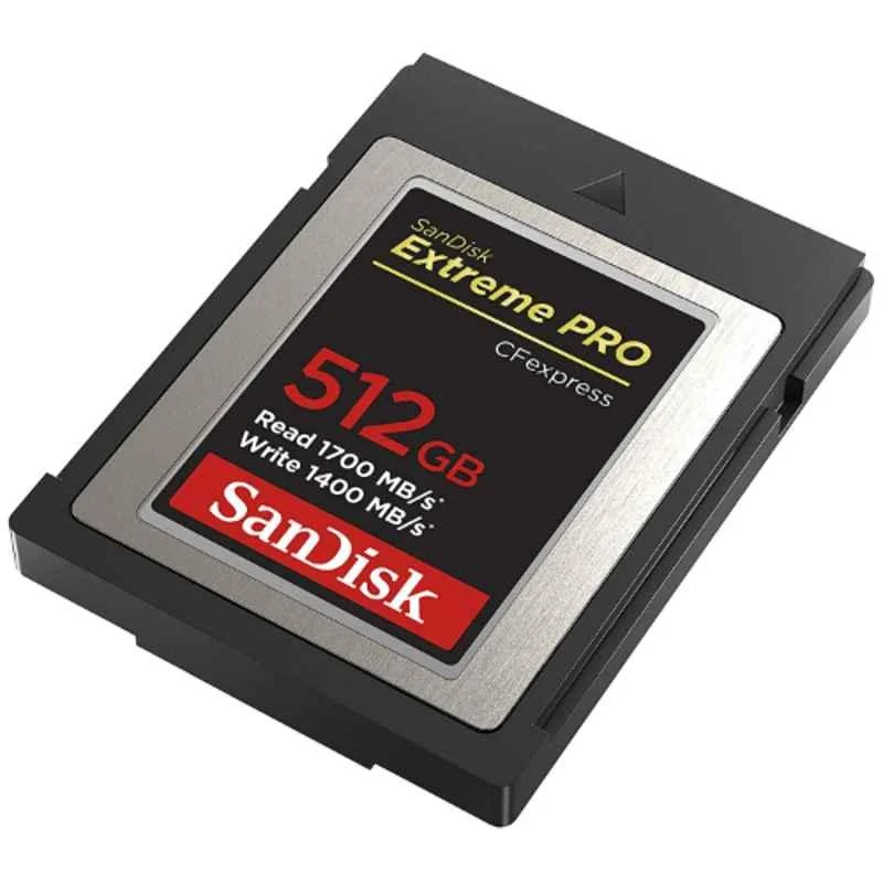 SanDisk Extreme Pro Cfexpress 512GB Black Type B Compact Flash Memory Card, SDCFE-512G-GN4NN - view 1