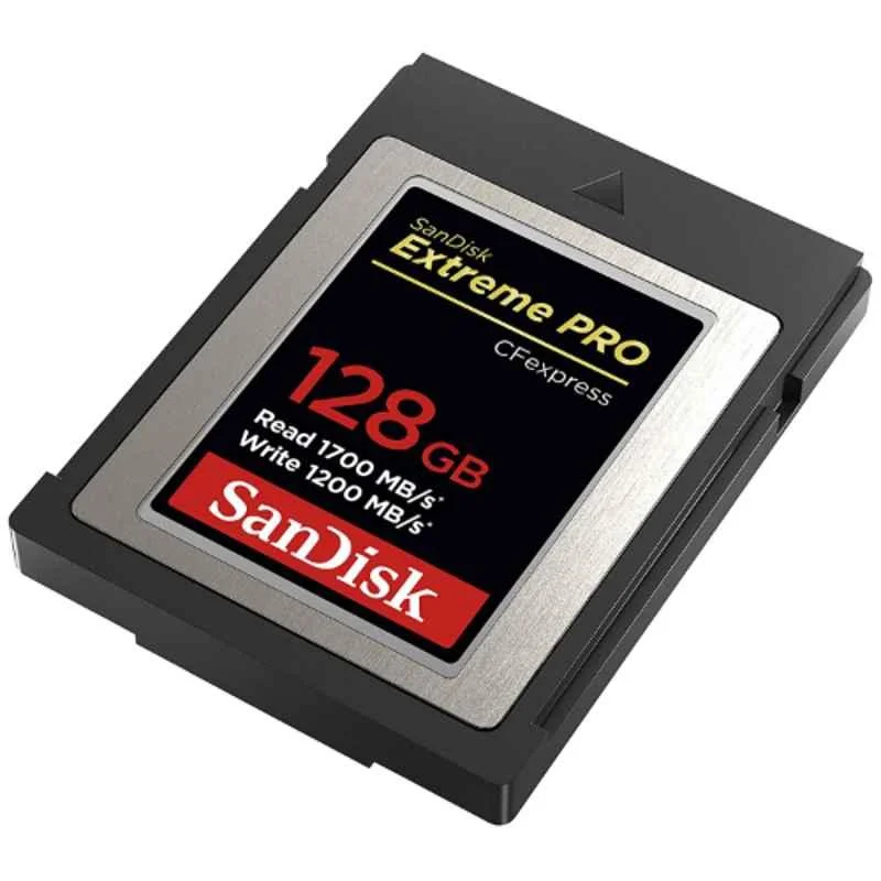 SanDisk Extreme Pro Cfexpress 128GB Black Type B Compact Flash Memory Card, SDCFE-128G-GN4NN - view 1
