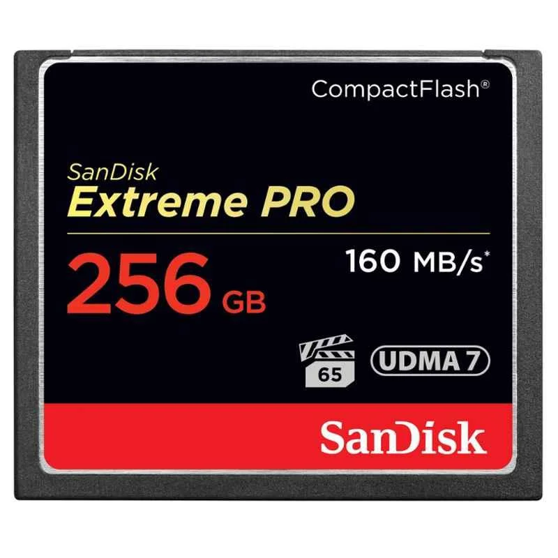 Sandisk 256GB Compact Flash Memory Card, SDCFXPS-256G-X46 - view 2