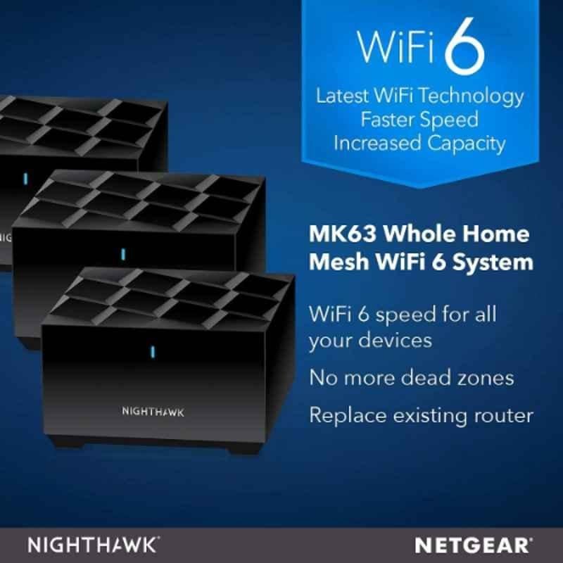 Netgear MK63-100PES 1.8Gbps Nighthawk Wi-Fi 6 Router - view 1